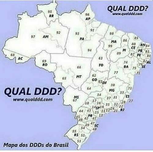 Qual o DDD das principais cidades do Brasil
