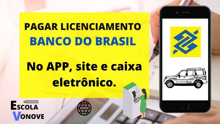 pagar licenciaento banco do brasil